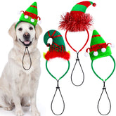 Aneco christmas puppy elf headband variant1 showing cute elf hat for playful photos.