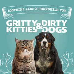 ANGRY ORANGE wipes wrinkles butt clean — easy cleaning of difficult areas on pets