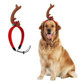ANIAC dog antlers headband large for festive photos
