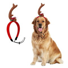 ANIAC dog antlers headband large for festive photos