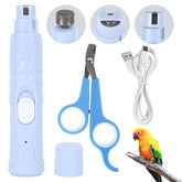 Anicuta Bird Nail Grinder package shows three-in-one kit for easy pet nail care at home.