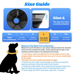 AnimaCure dog cone with detachable shield offers flexible protection during recovery.