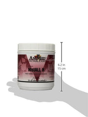 ANIMED HistAll H labeling highlights turmeric and bromelain as natural ingredients for respiratory support.