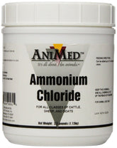 ANIMED powder 99.9% ammonium chloride bottle for livestock urinary health support