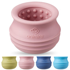 Animire treat-dispensing dog toy wobble engages dogs during feeding and playtime.