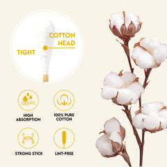AnimoGoods organic bamboo and cotton swabs provide an eco-friendly pet care option.