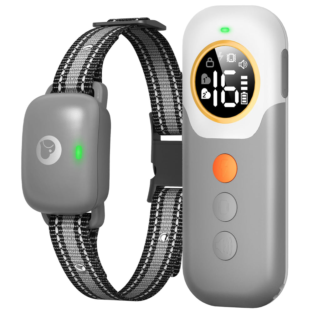 Animoul dog collar shows 2600ft range for training at a distance