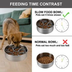 Anipaw suction cups grip the bowl bottom securely for stable use.