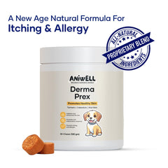 Aniwell DermaPrex anchovy oil omega-3 supports healthy skin and coat