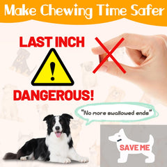 Ankinghor bully stick holder 7in carrot-style aids safe chewing for dogs of various sizes.