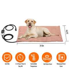 Annchwool adjustable temperature control helps tailor pet comfort.