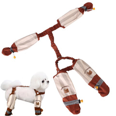Anti Dirt Pants for Dogs 360 degree coverage protects paws during muddy hikes.