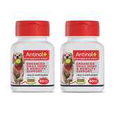 Antinol Plus bottle front for dogs, highlighting joint support.