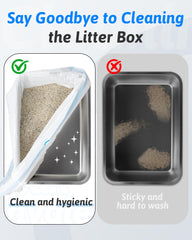 ANWA 2mil-thick cat litter liner close-up highlights tear resistance and durability.