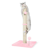 ANWA 32in cat scratching post with natural sisal for sturdy claw workouts.