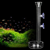 AnxunJim shrimp feeding tube and dish front view for easy feeding and improved water clarity.