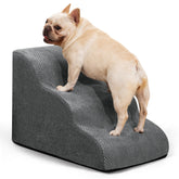 Aodisman dog ramp with soft corduroy fabric enhances grip for safer climbs.
