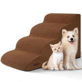 Aodisman dog stairs bed-edge-front for easy bed access and stability.