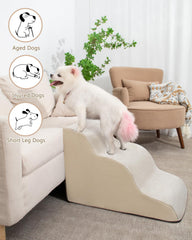 Aodisman dog stairs foam detail highlighting 30D density for comfort