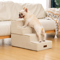 Aodisman dog stairs removable cover for easy cleaning.
