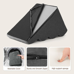 Aodisman dog steps grey height options chart for sofa and bed use.