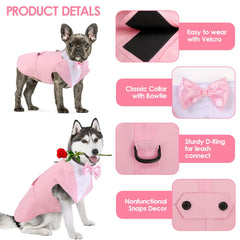 AOFITEE corbatín desmontable para perro, toque chic