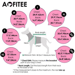 AOFITEE dog coat pain-free zipper guard protects fur during zipping.