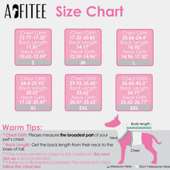 AOFITEE stand-up collar and magic tape closures for easy fit.