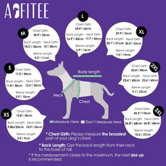 AOFITEE dog coat water-resistant outer surface protects against light rain.
