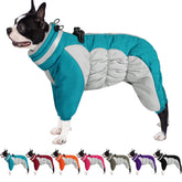AOFITEE fullbody coat back zipper shows easy wear and secure closure.