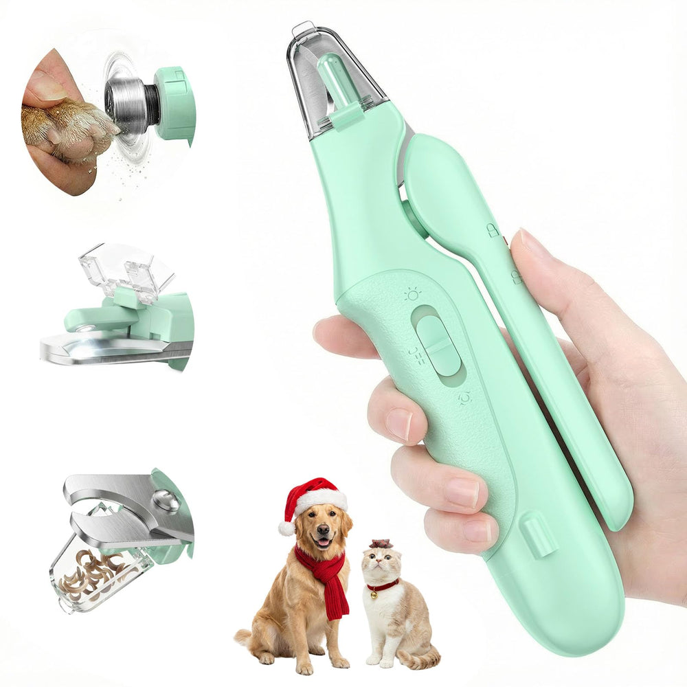 Aoioploa 2-in-1 nail trimmer for dogs and cats enabling efficient grooming.