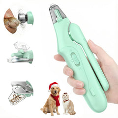 Aoioploa 2-in-1 nail trimmer for dogs and cats enabling efficient grooming.