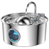 AONBOY cat water fountain hemispherical design showing flowing hydration