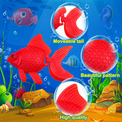 Aoriher seahorse-inspired floating fish enhances tank depth and tropical vibes.