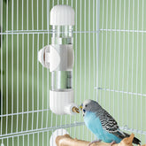 AOTU bird water dispenser shows a no-mess design for cleaner water.