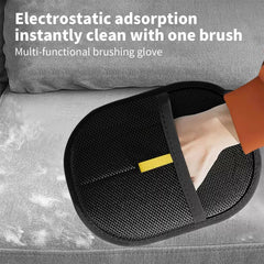 Apanbar Furhero Mitt removes pet hair from shirts and jackets