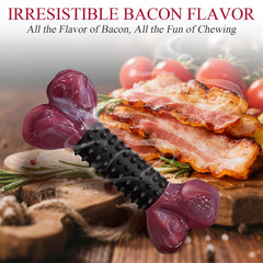 Apasiri bacon-flavored dog toy to entice chewing and play