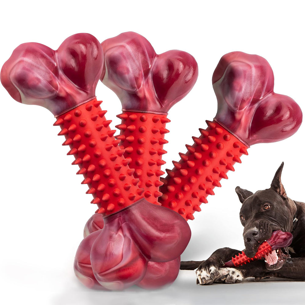 Apasiri tough dog chew toy nylon ends for aggressive chewers with durable design.