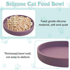 Apatal wide flat-faced dog bowls for comfortable meals.