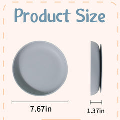 Apatal suction-cup base keeps bowls steady for mess-free feeding.