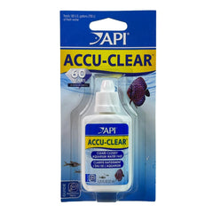 API ACCU-CLEAR bottle front view for quick freshwater water clarification.