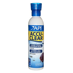 API ACCU-CLEAR bottle-label shows dosage for aquarium clarity.