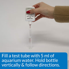 API Freshwater Master Test Kit color card showing comparison results.