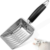 Apidgrowth cat litter scoop compact-size 10-inch head enables efficient scooping and reduced mess.