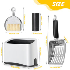 Apidgrowth cat litter scoop holder stand keeps your scoop accessible and tidy