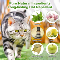 apohen cat repellent outdoor balls closeup highlights long-lasting scent for outdoor deterrence