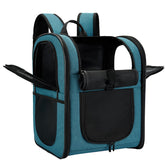 Apollo Walker carrier backpack front view shows secure mesh for calm pet transport
