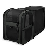 Apollo Walker pet carrier backpack expandable front view showing roomy space for travel.