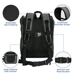 Apollo Walker escape-proof design emphasizes tough fabric and secure zippers for active pets.