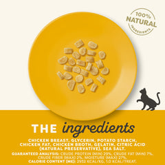 Applaws natural ingredient label emphasizing grain-free, no artificial additives